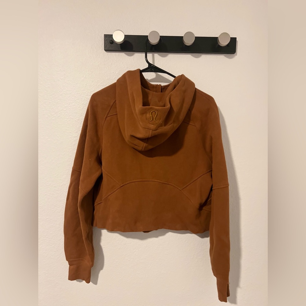 Lululemon Brown Half-Zip Hoodie - Picture 2 of 2